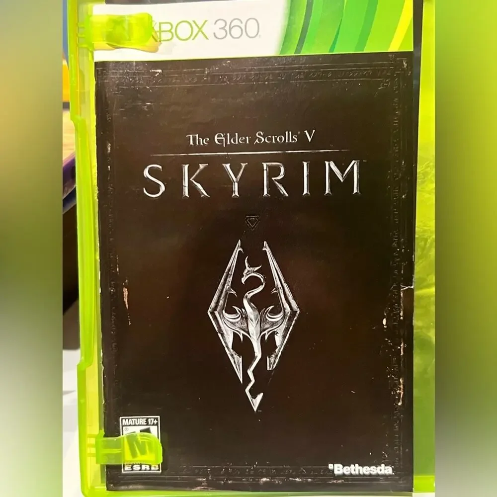 The Elder Scrolls V: Skyrim Xbox 360, 2011 Complete w/ Insert Tested